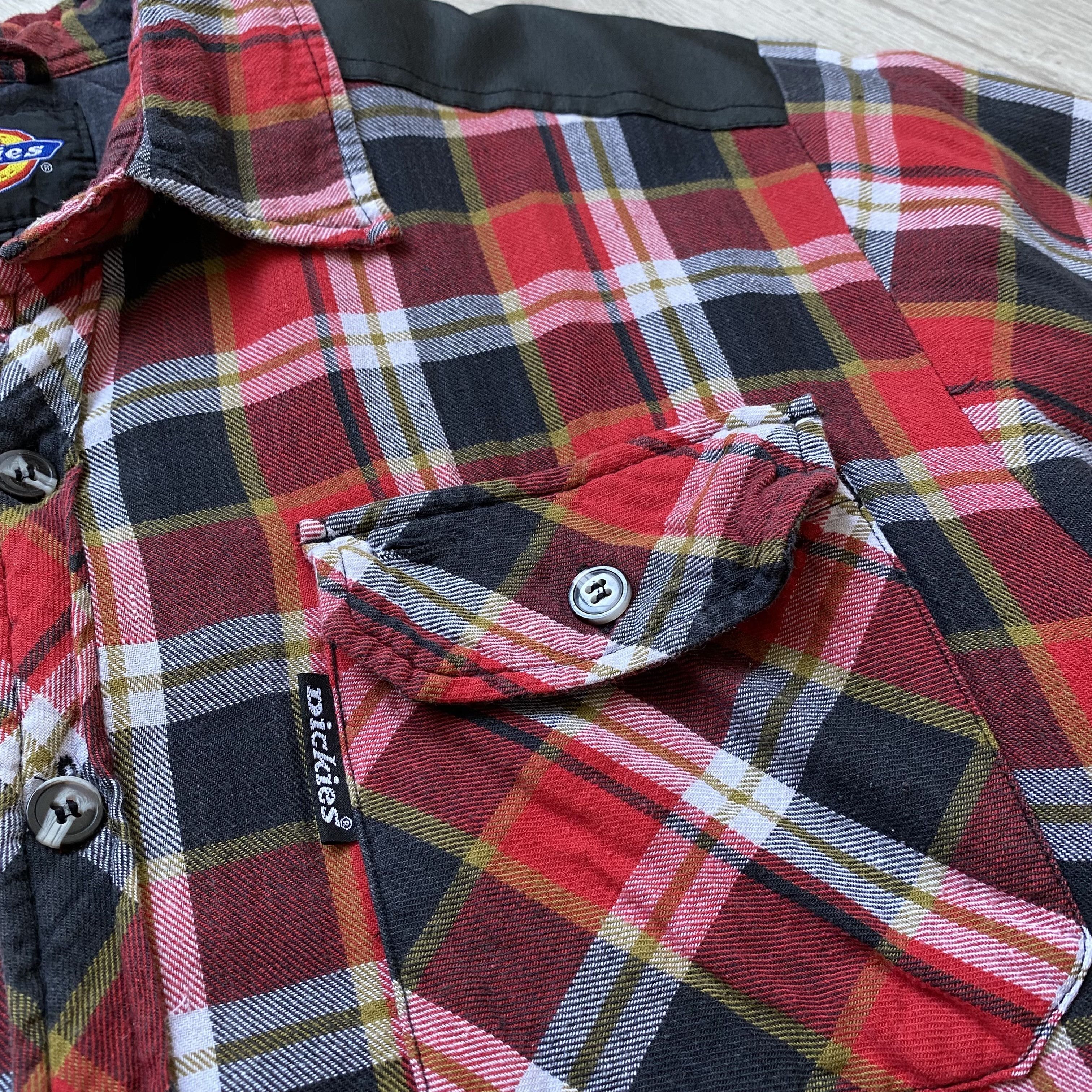 Dickies Vintage Flannel Dickies Quilted Work Jacket Shirt Overshirt Size US S / EU 44-46 / 1 - 6 Thumbnail