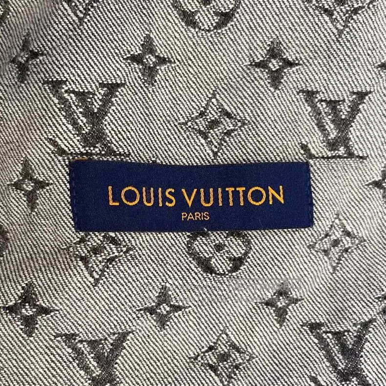 Louis Vuitton Louis Vuitton Old flower full print grey denim jacket Size US M / EU 48-50 / 2 - 5 Thumbnail
