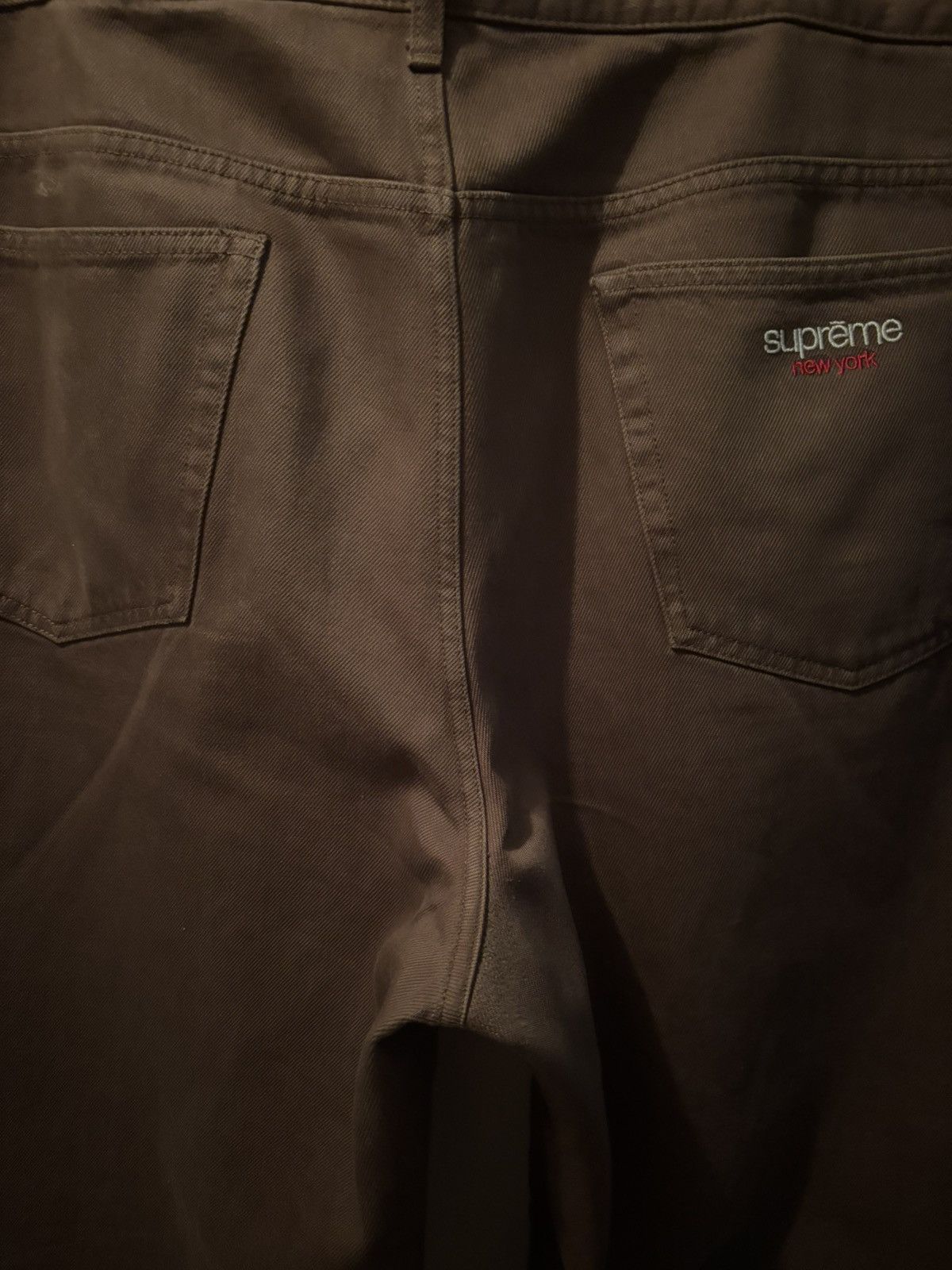Supreme supreme baggy jean fw23 brown size 36 camo locharron Size US 36 / EU 52 - 8 Thumbnail