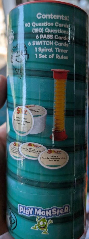 Designer 5 Second Rule - 2 pack of Family Games Size ONE SIZE - 7 Thumbnail