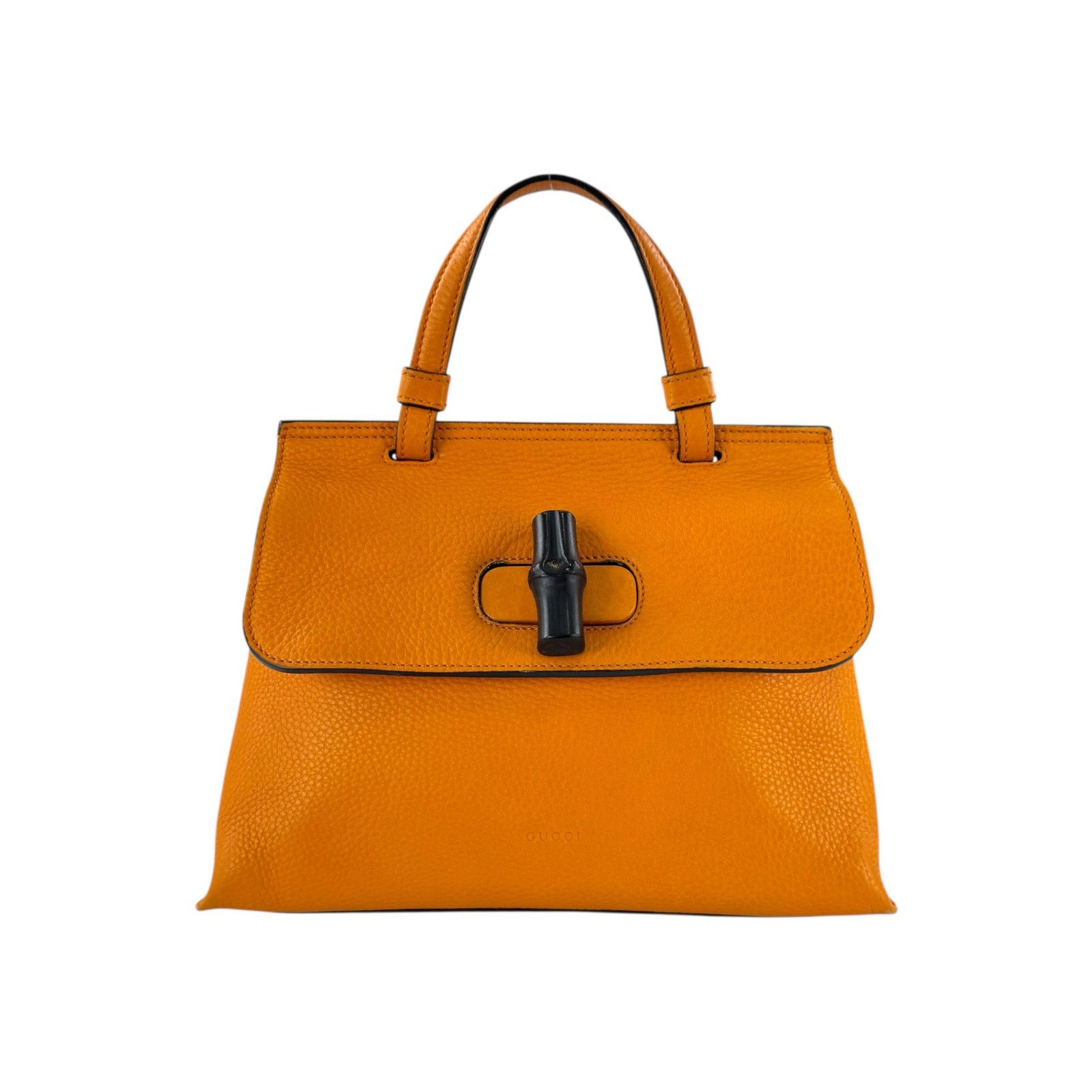 Gucci Gucci Orange Bamboo Two-Way Bag Size ONE SIZE - 1 Thumbnail