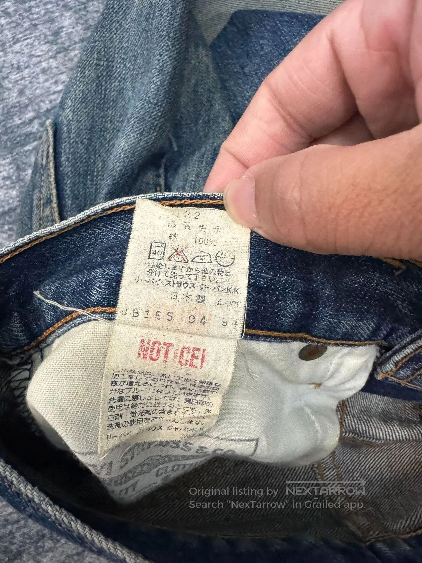 Levi's Vintage Levis 502 LVC 90s. Size US 29 - 5 Thumbnail