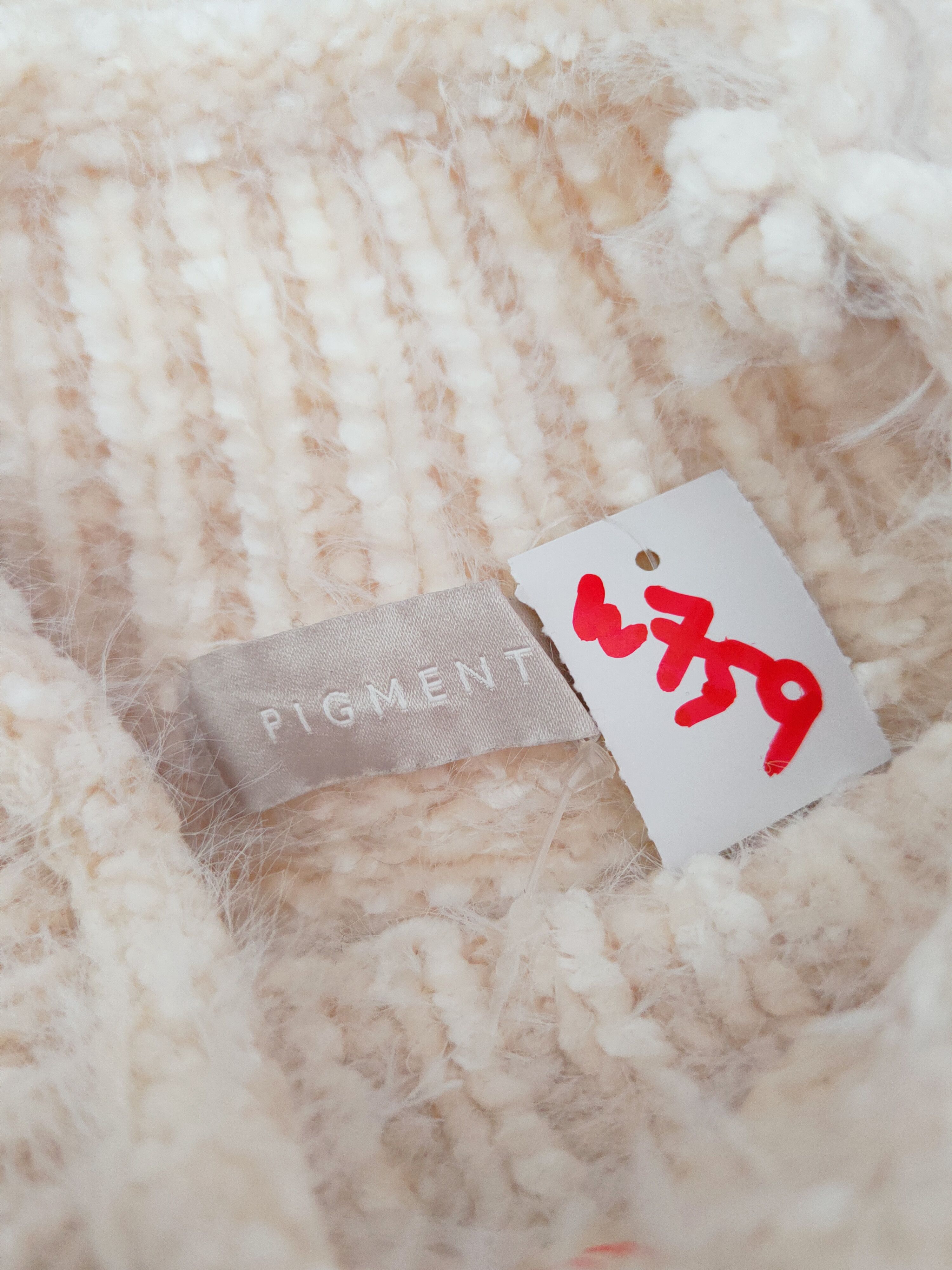 Japanese Brand × Vintage Pigment Cream Shag Shaggy Fur Mohair Knitwear #W759 Size S / US 4 / IT 40 - 12 Thumbnail