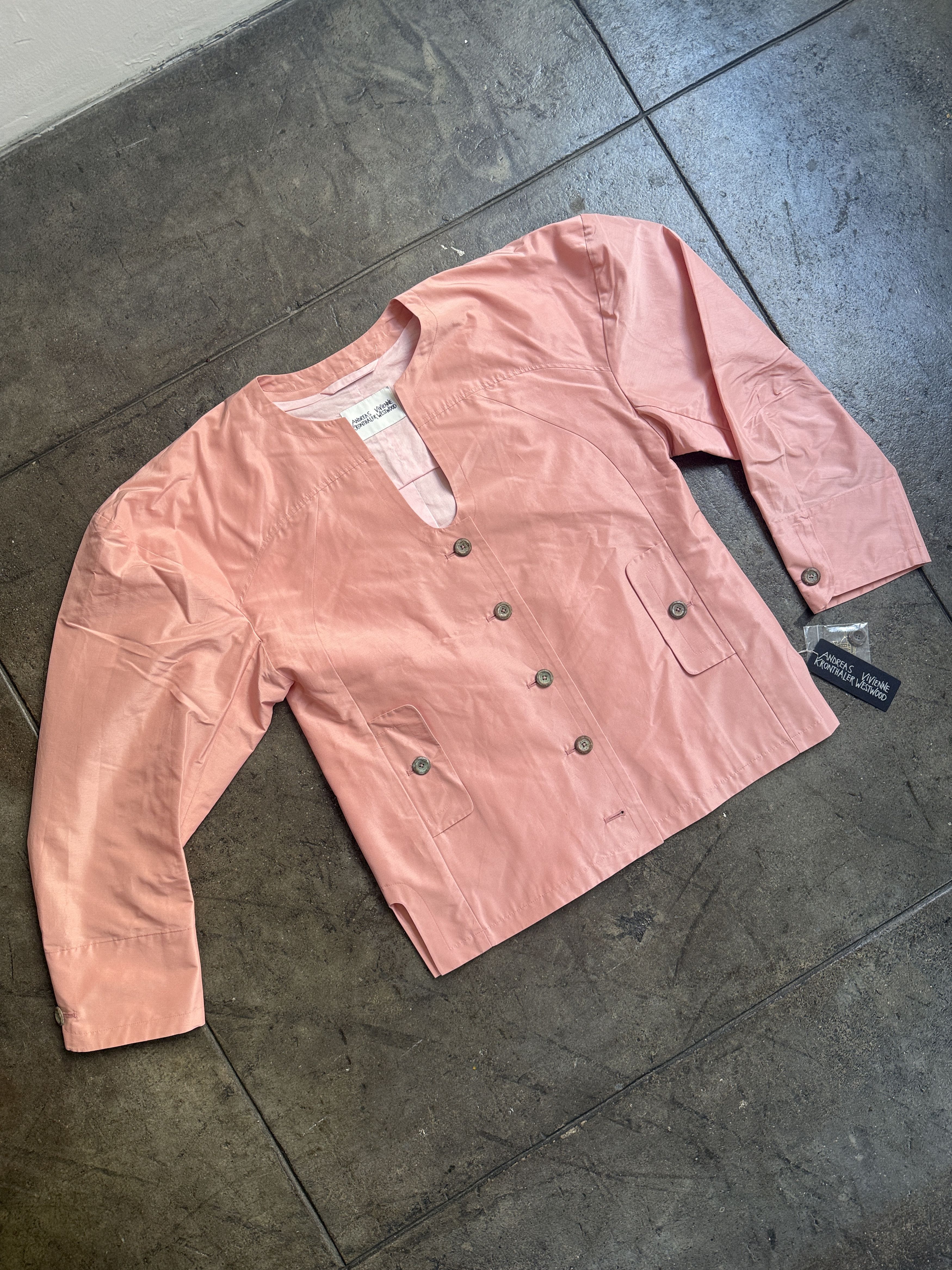 Vivienne Westwood NWT 3,040$ 2020 Coco Bello Jacket Cotton Silk Blend Size US M / EU 48-50 / 2 - 16 Thumbnail
