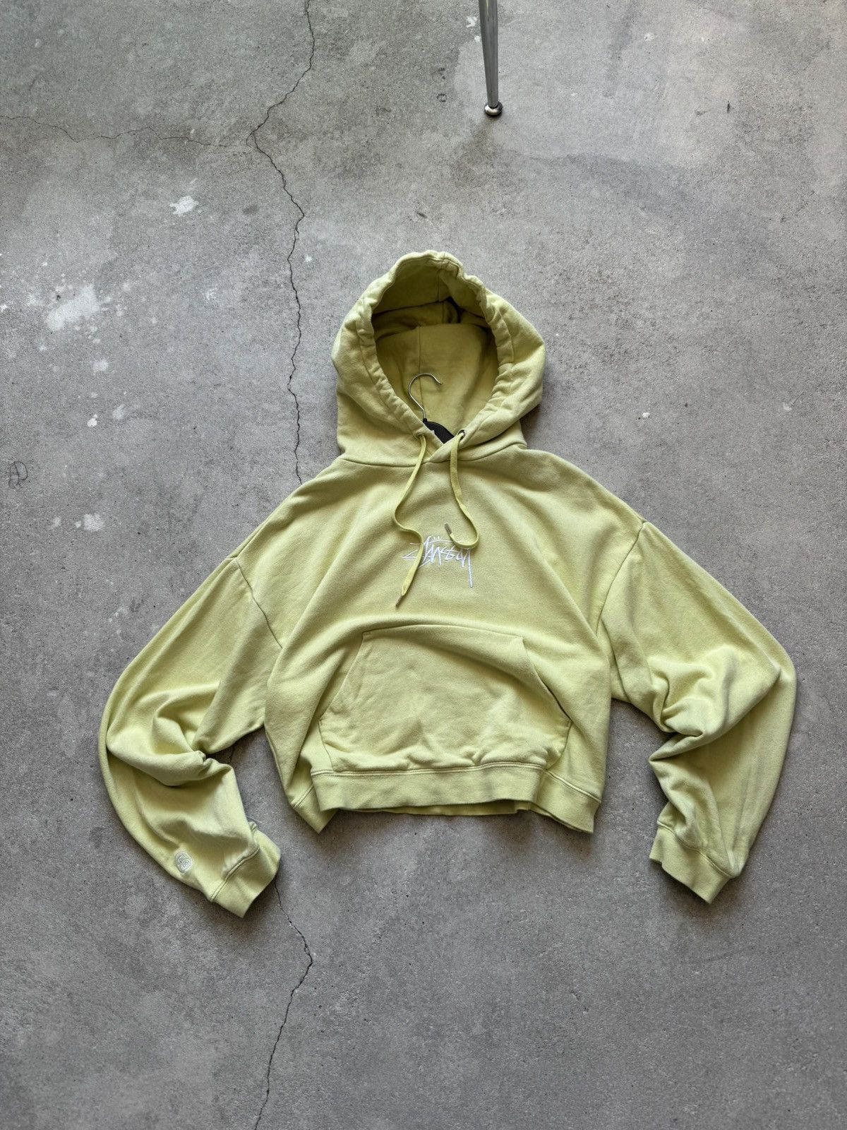 Stussy × Vintage Vintage Stussy Hoodie Yellow Size M / US 6-8 / IT 42-44 - 4 Thumbnail