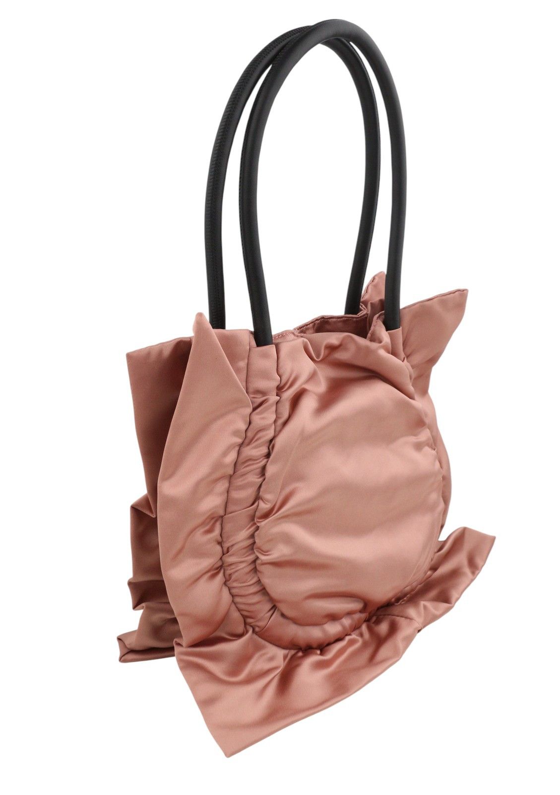 MAX&Co. OS Pink Satin Mini Shopper Magnetic Closure Bag 88816 Size ONE SIZE - 1 Thumbnail