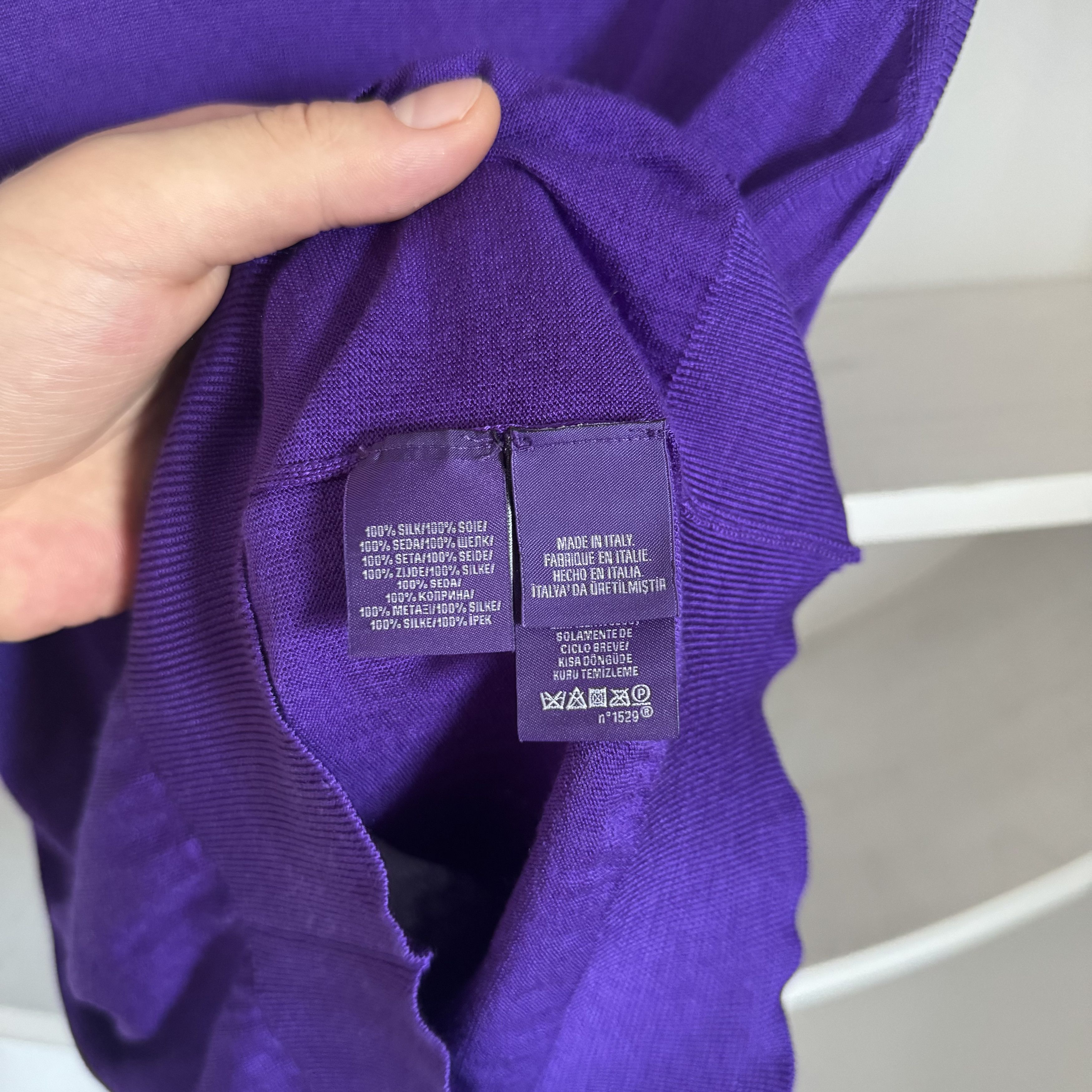 Ralph Lauren Purple Label Women's RALPH LAUREN PURPLE LABEL 100% Silk Waistcoat Vest Size M / US 6-8 / IT 42-44 - 6 Thumbnail