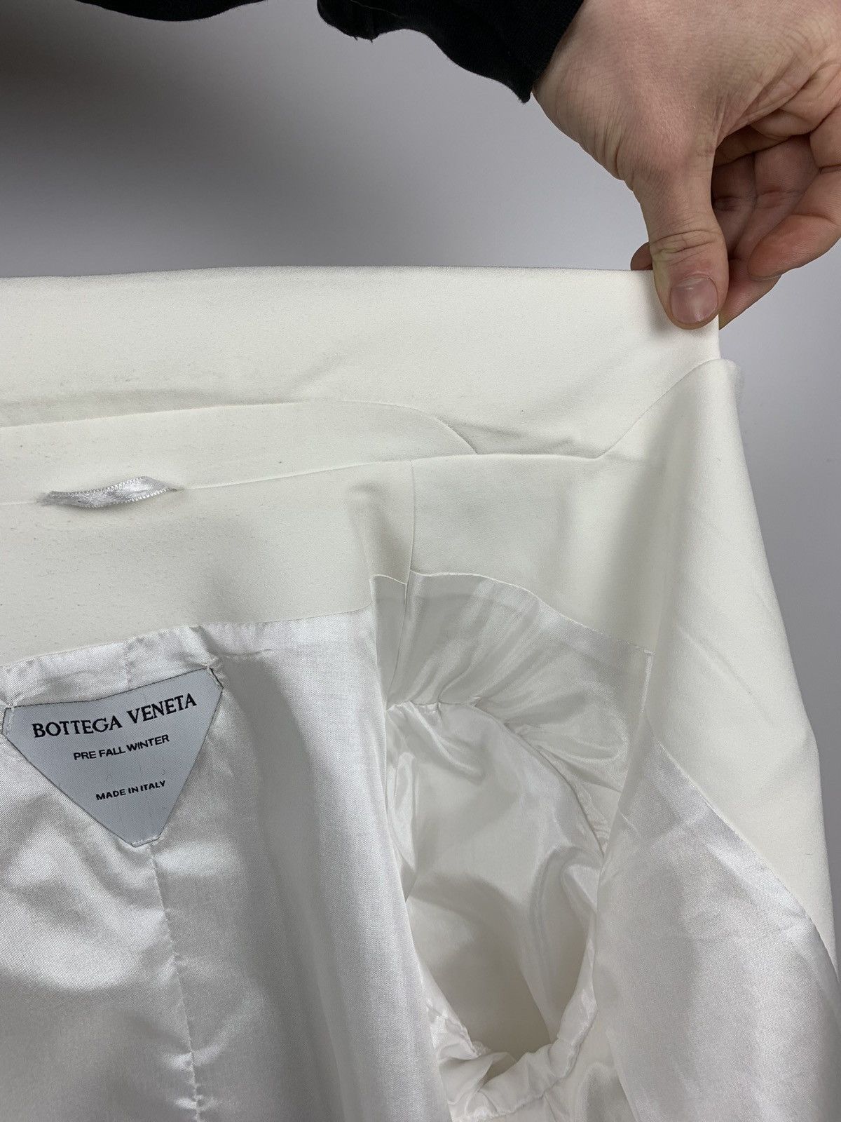 Bottega Veneta Bottega Veneta Pre Fall Winter Blazer White Made In Italy Size 40S - 21 Thumbnail