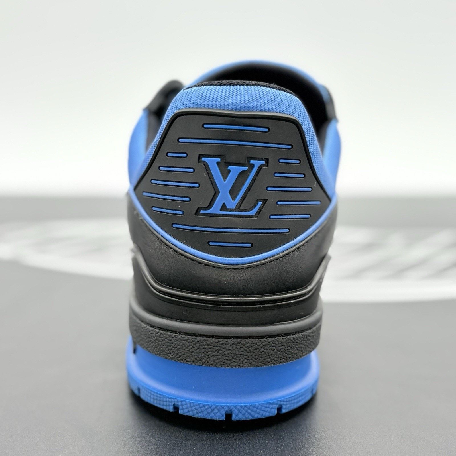 Louis Vuitton 12-12.5 US Louis Vuitton Trainer ' Black Blue ' | GREAT COND Size US 12 / EU 45 - 9 Thumbnail