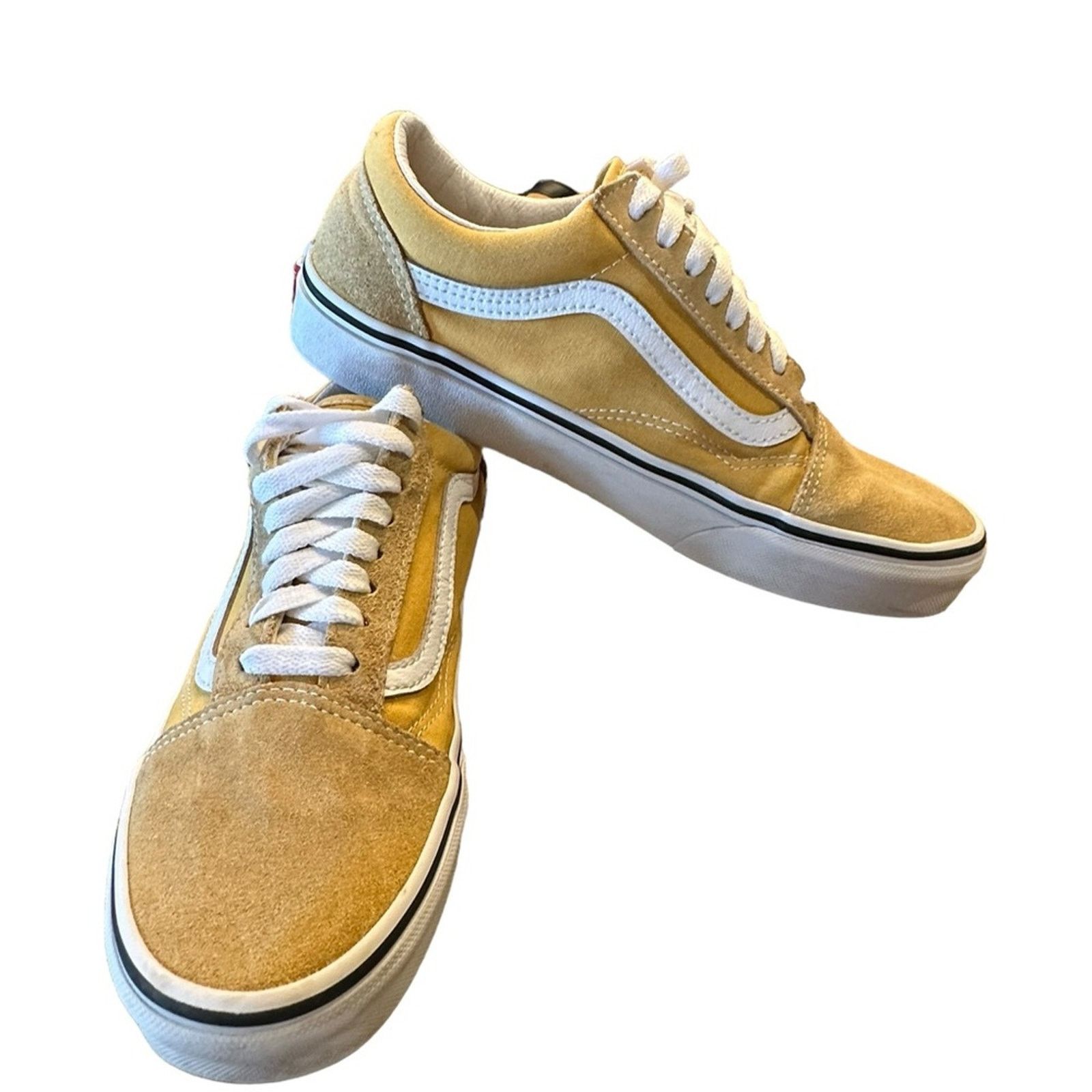 Vans Vans Shoes Gold Skater Lace Up Sneakers Womens 9 Mens 7.5 Size US 9 / IT 39 - 1 Thumbnail