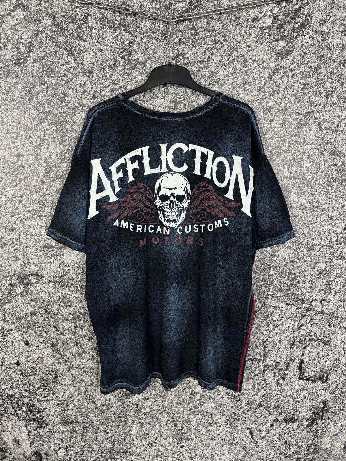 Affliction Affliction American Customs Motors Skull Graphic T-Shirt XL Size US XL / EU 56 / 4 - 9 Thumbnail