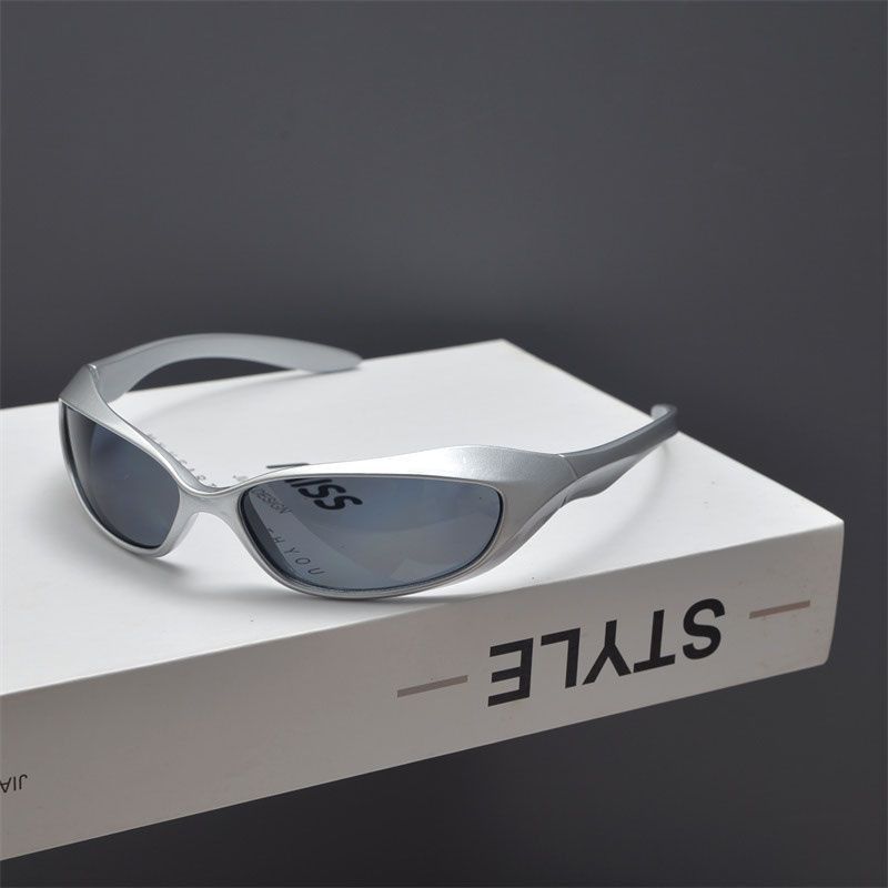 VIBE New Trend Street ins style custom avant-garde sunglasses Size ONE SIZE - 5 Thumbnail