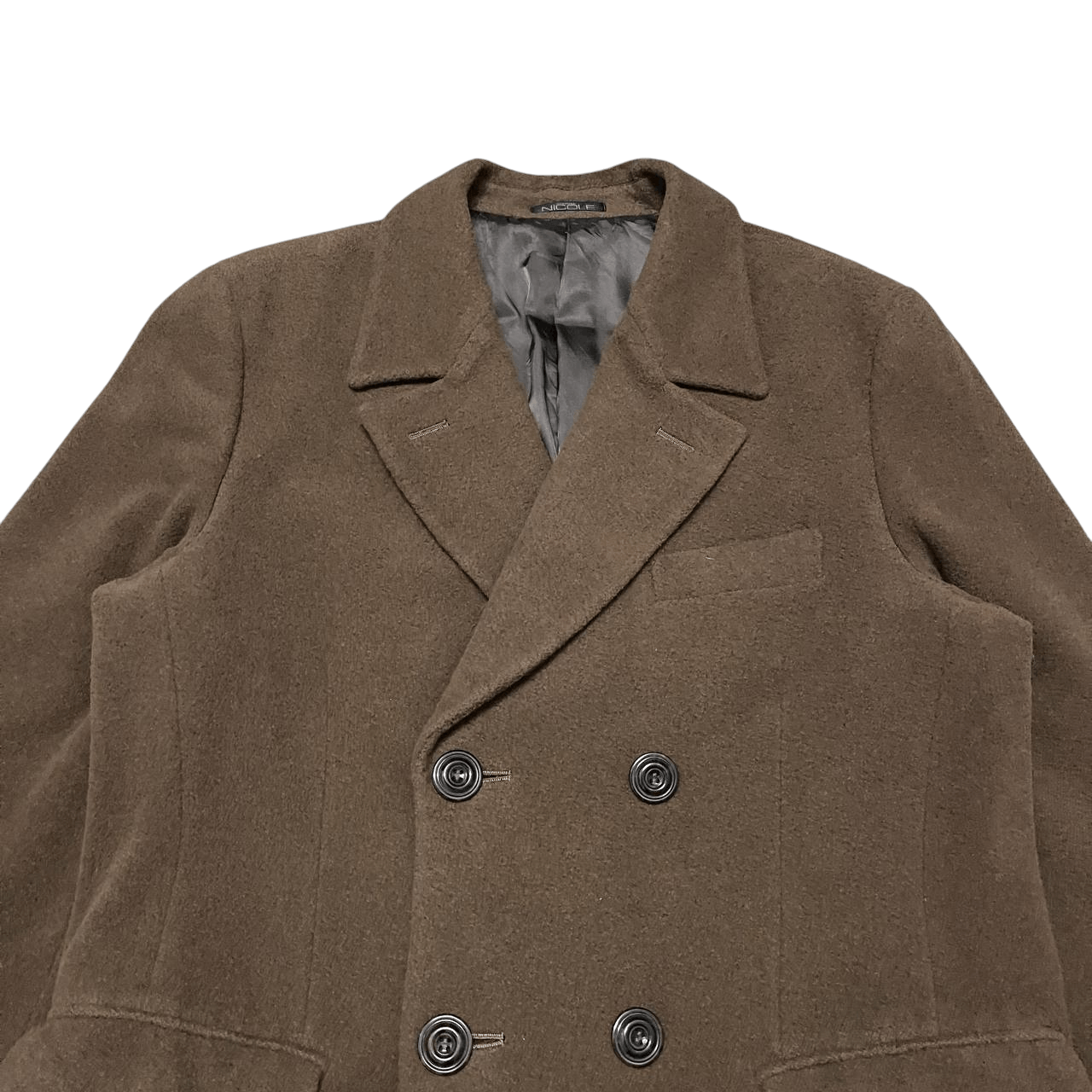 Nicole Club Vintage Nicole Monsieur Yukio Kosayashi Wool Long Coat Size US M / EU 48-50 / 2 - 2 Thumbnail