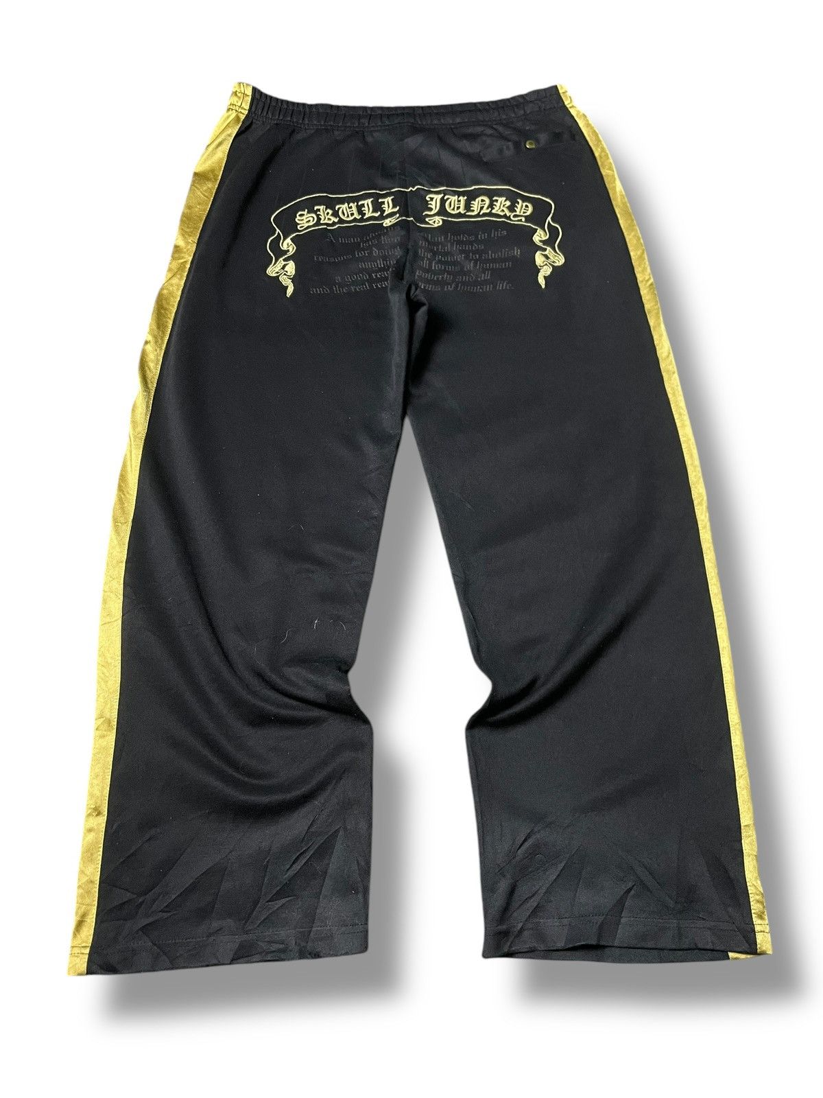Japanese Brand × Seditionaries × Vintage RARE SKULL FUNKY TRACK PANTS (86) Size US 33 - 1 Thumbnail