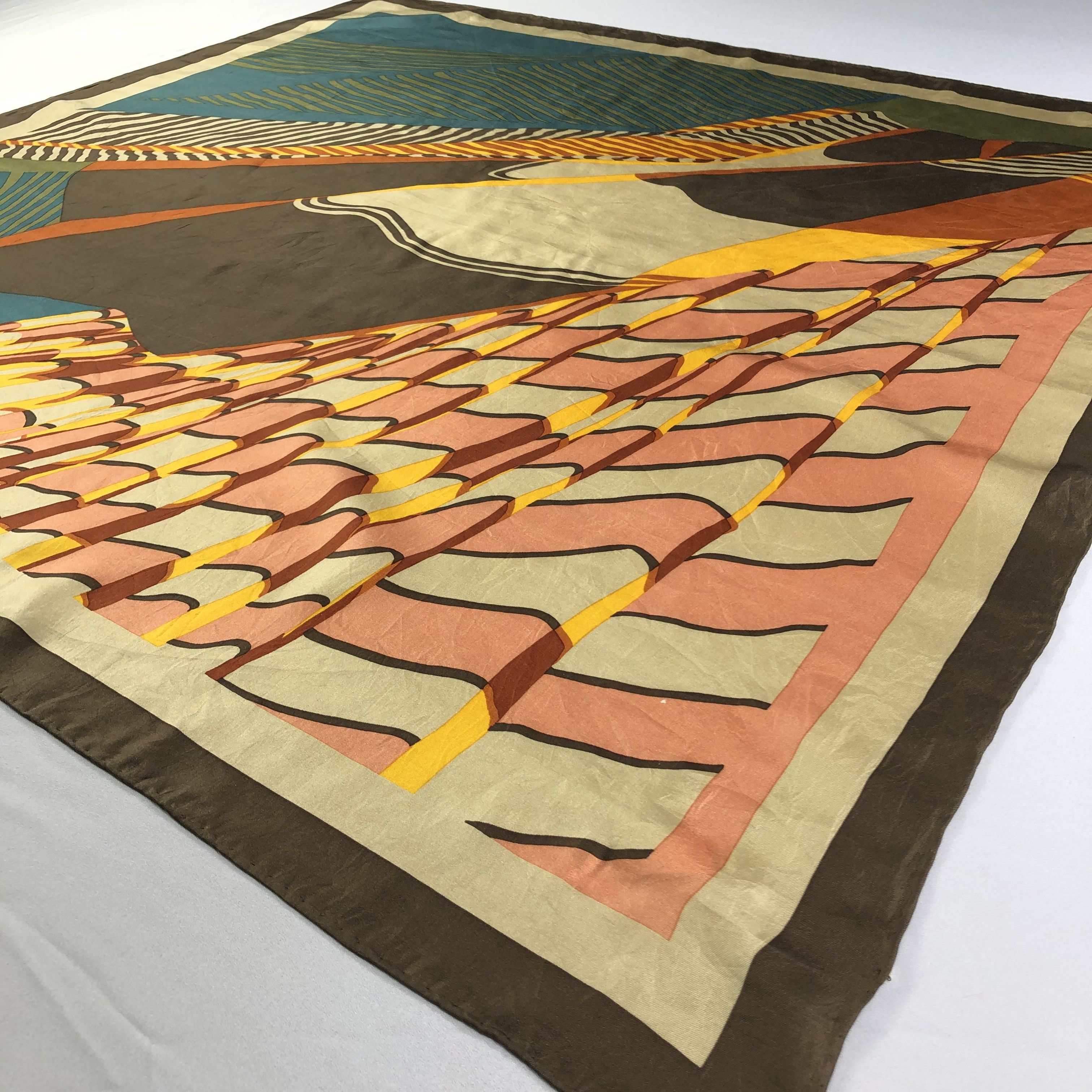 Vintage Vintage Silk Scarf Size ONE SIZE - 3 Thumbnail