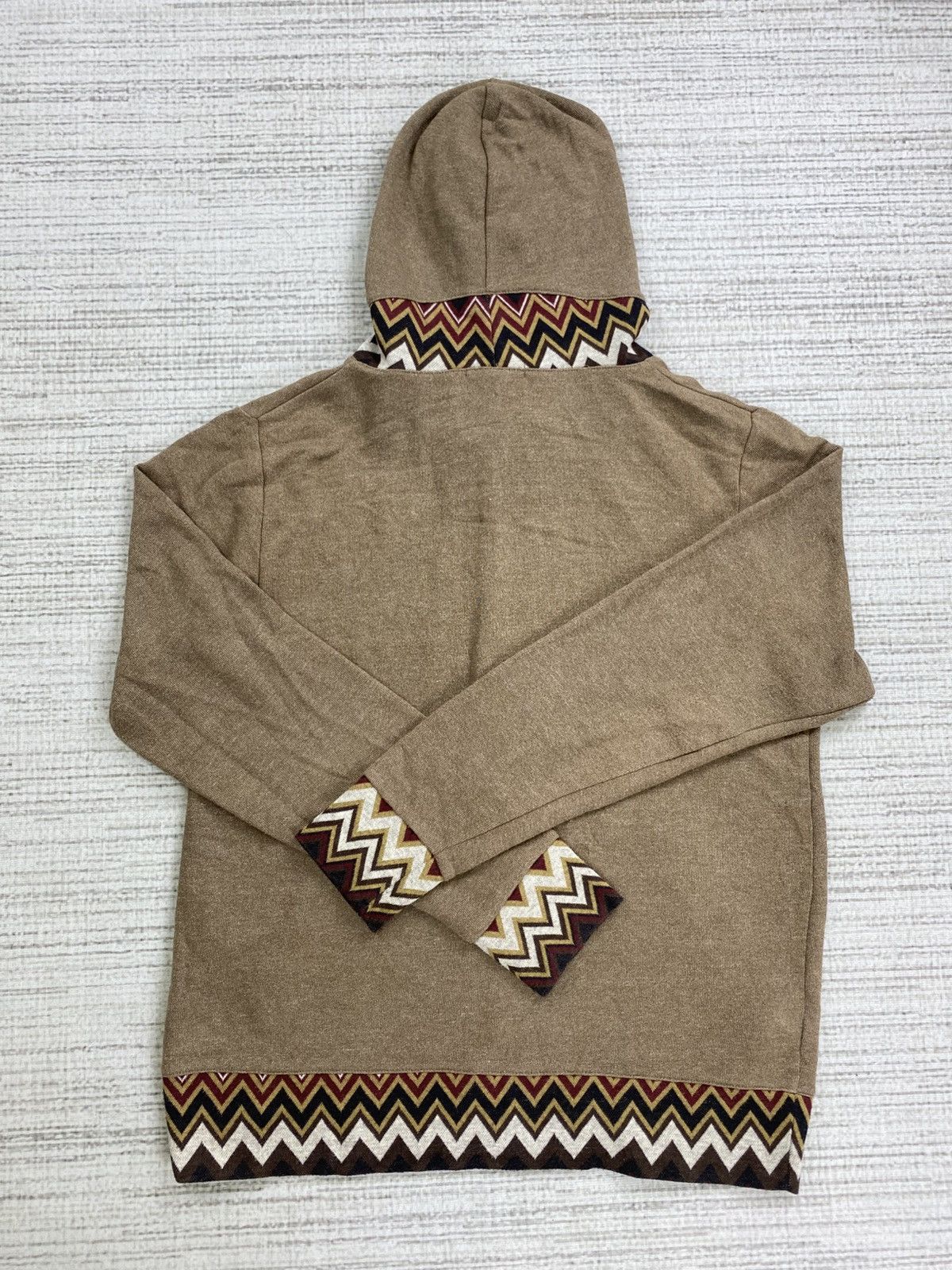 Japanese Brand × Vintage × semanticdesign Vintage Semantic Design Navajo Style Hoodie Jacket Size US M / EU 48-50 / 2 - 2 Thumbnail