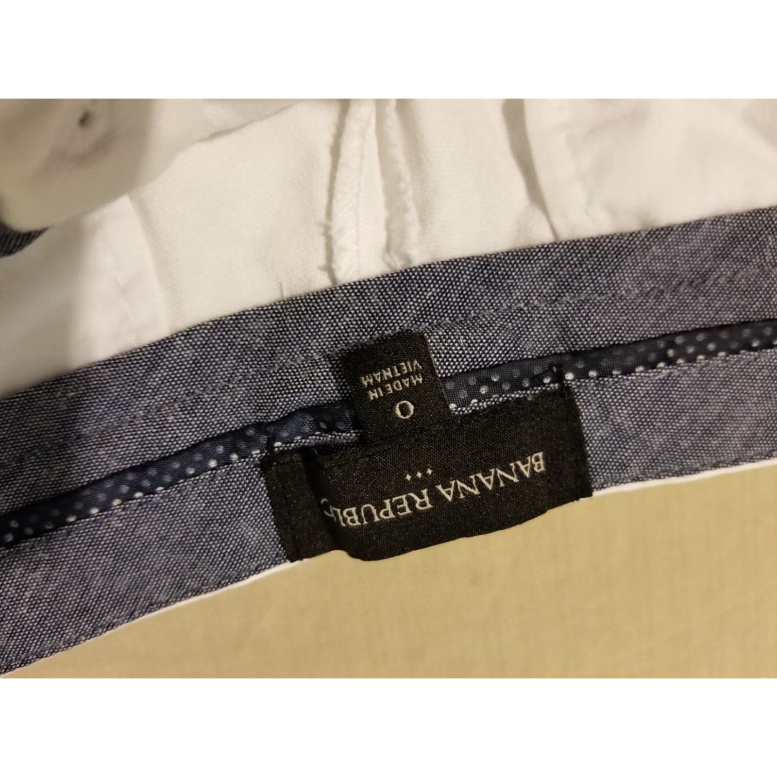 Banana Republic Womens Banana Republic Shorts 0 White Cotton Chino Flat Front Pockets Casual Summer Spring Size 25" / US 0 / IT 36 - 3 Thumbnail