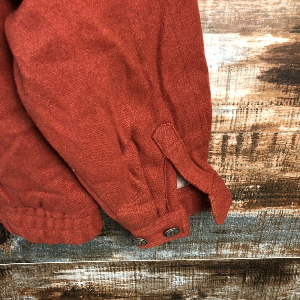 Vintage Pierre Bonee Orange Leather Jacket #A1956 Size US L / EU 52-54 / 3 - 14 Thumbnail