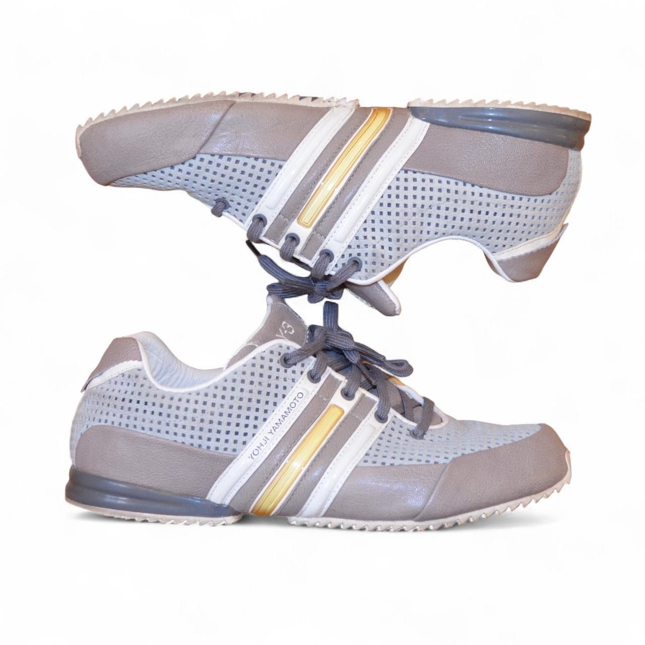 Y-3 VTG Y3 Yohji Yamamoto x Adidas grey leather sneakers size 8 Size US 8 / EU 41 - 1 Thumbnail