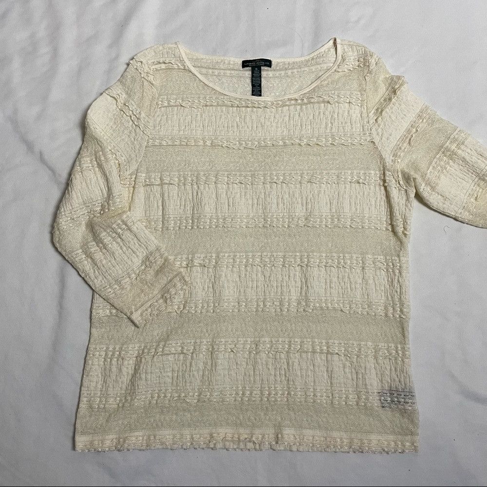 Lauren Ralph Lauren LRL Ralph Lauren Jeans Ivory Lace Top Size XL Size XL / US 12-14 / IT 48-50 - 6 Thumbnail