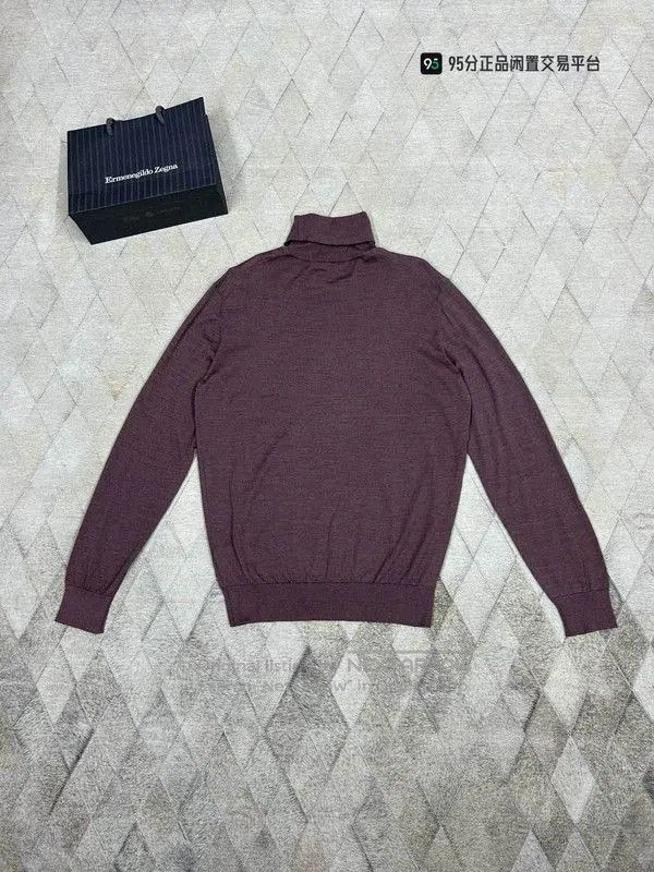 Ermenegildo Zegna Zegna Wild Cashmere High-Neck Sweater. Size US M / EU 48-50 / 2 - 6 Thumbnail