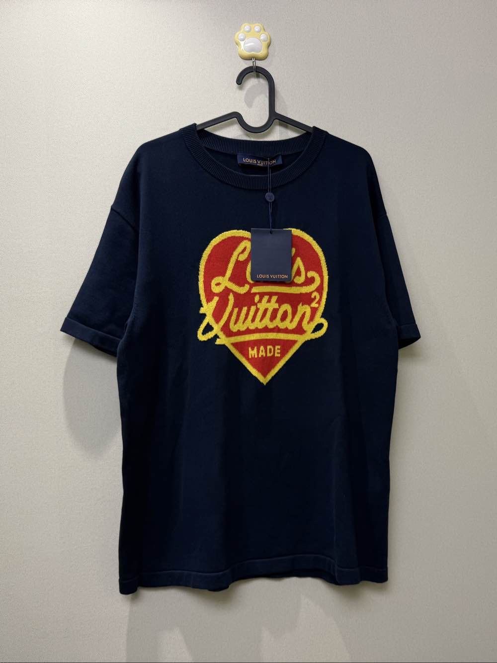 Louis Vuitton Hand LV Large Motif Peace and Love T Shirt | Grailed