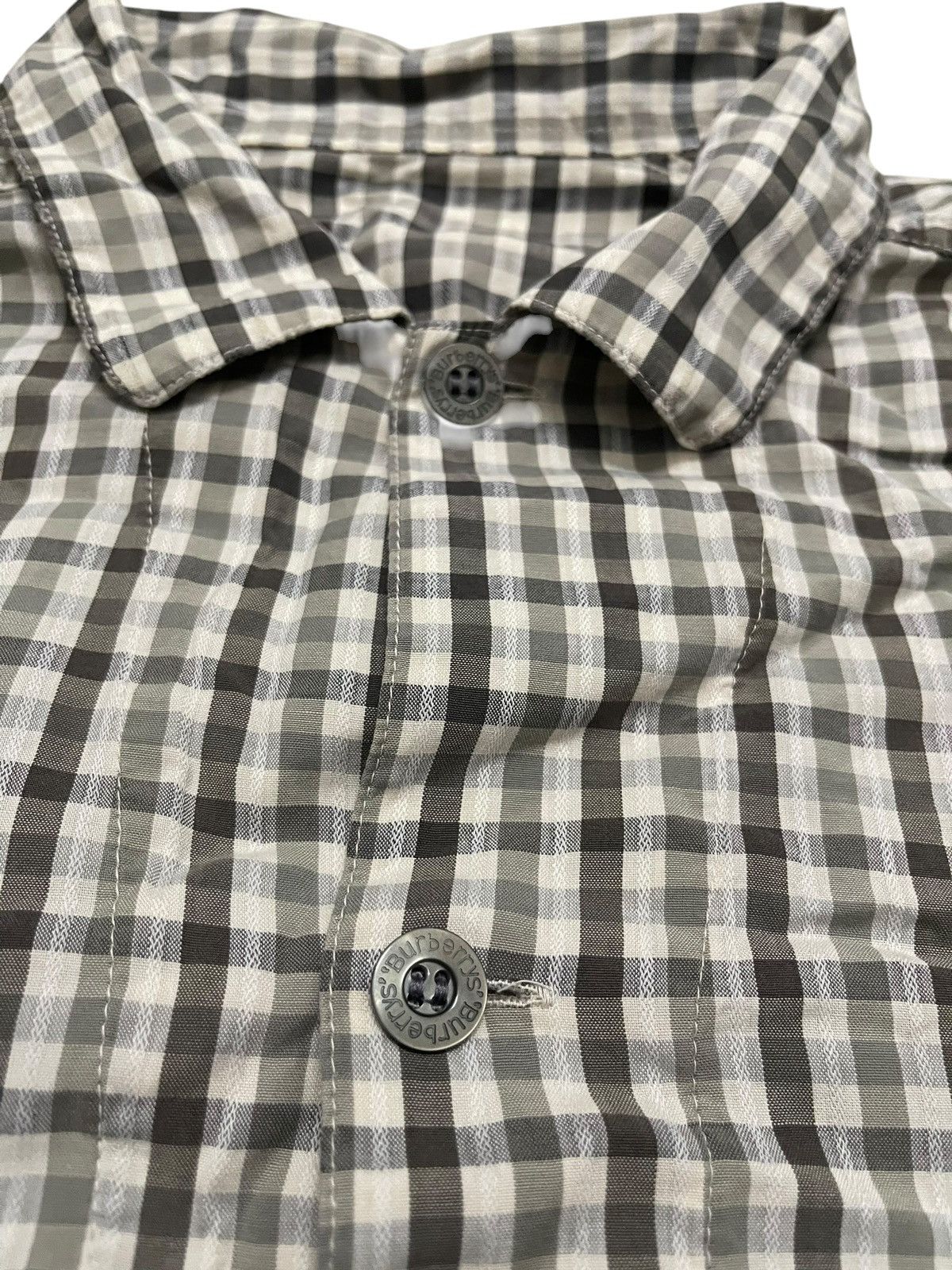 Burberry Vintage Burberry Checkered Button Up Shirt Size US L / EU 52-54 / 3 - 4 Thumbnail