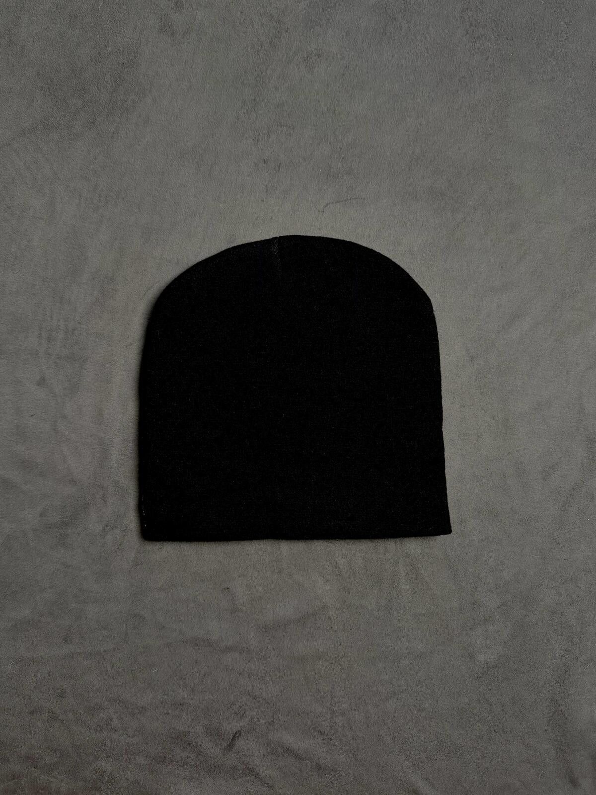 Japanese Brand Y2k Skeleton Graphic design No Cuff Knit Black Beanie Size ONE SIZE - 5 Thumbnail