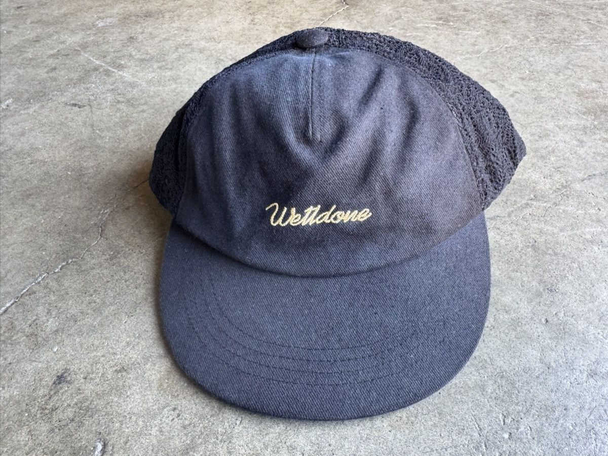WE11DONE Logo Lace Cap Size ONE SIZE - 1 Thumbnail