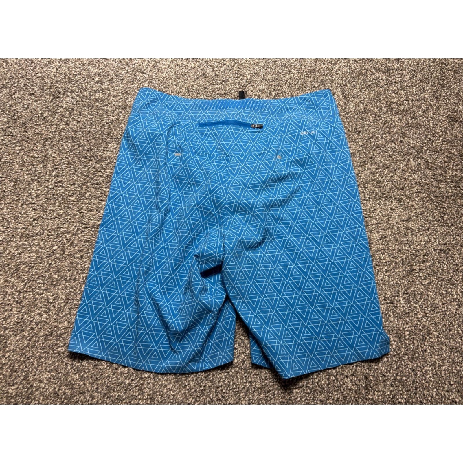 Nike Nike Running Shorts Mens 30 Blue Instinct Print Lightweight Dri-Fit 612165 Size US 31 - 7 Thumbnail