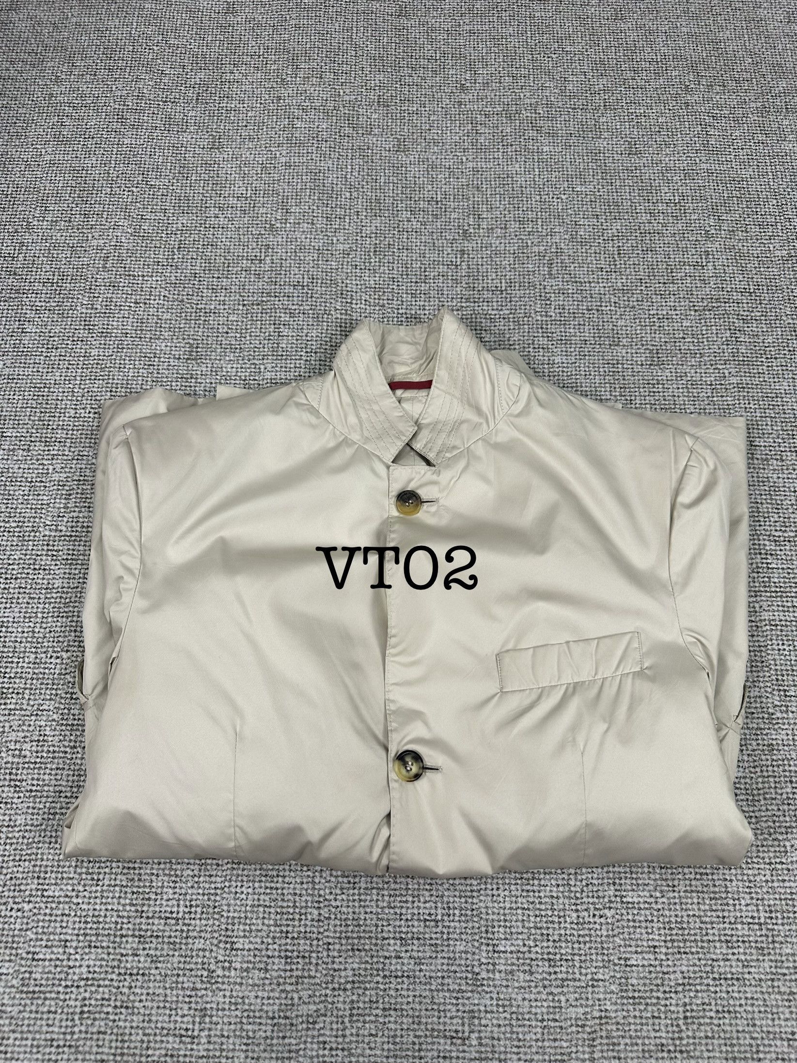 Brunello Cucinelli Vintage Brunello Cucinelli Nylon Blazer Jacket VT02 Size XL / US 12-14 / IT 48-50 - 17 Thumbnail