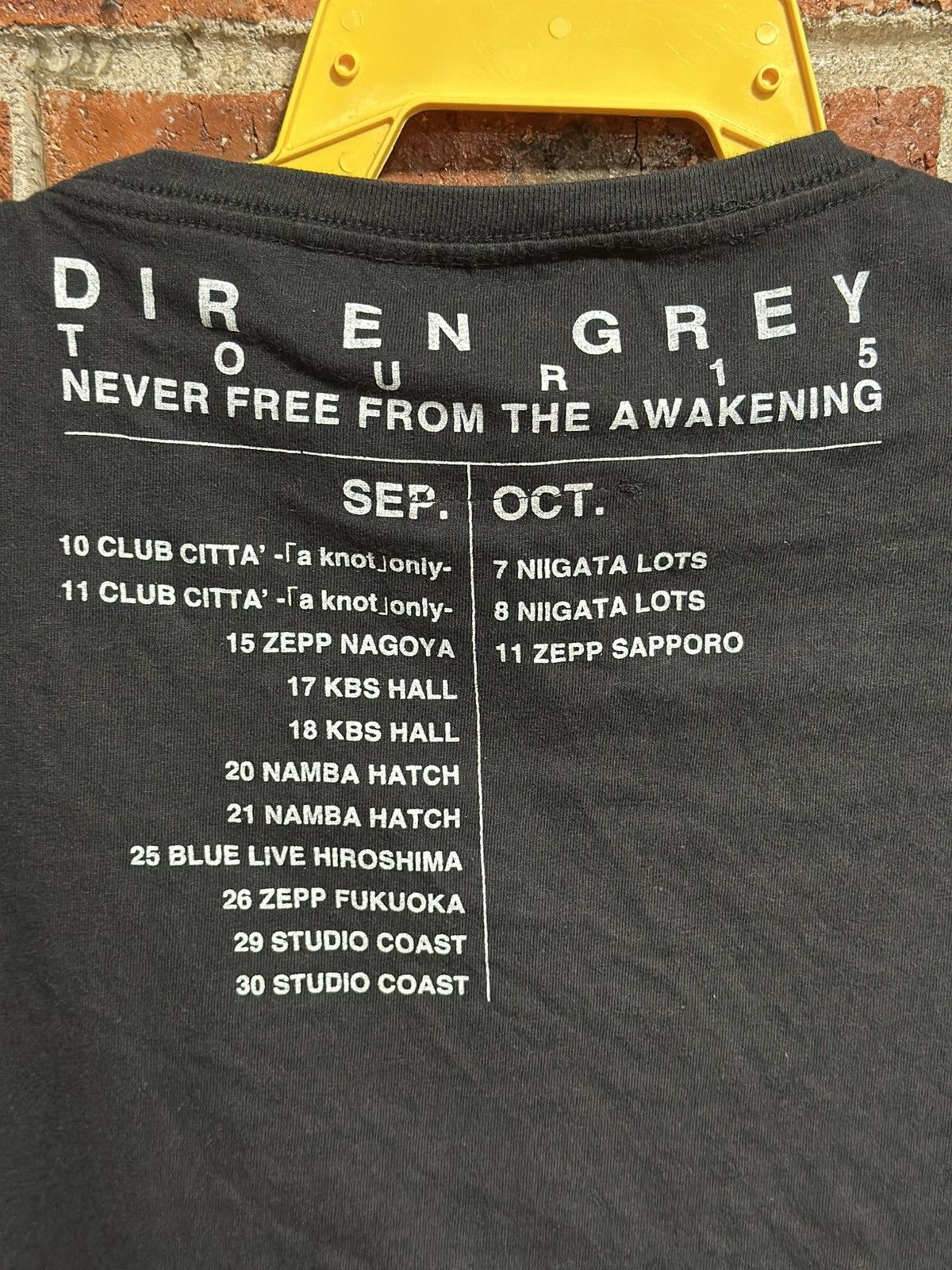 Band Tees × Japanese Brand × Vintage Vintage Dir En Grey Deadly Claris Faded Tee Size US M / EU 48-50 / 2 - 7 Thumbnail