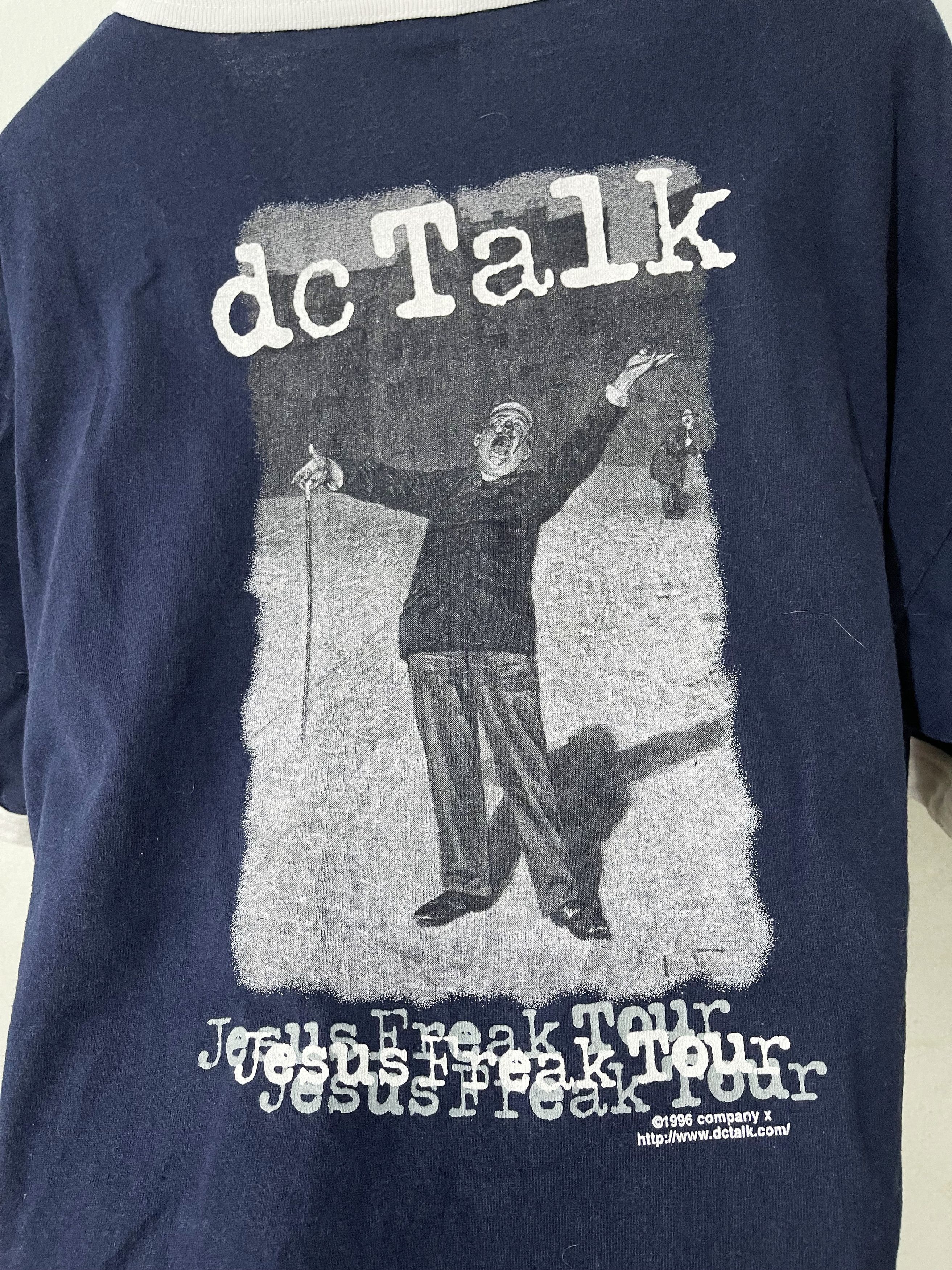 Band Tees × Vintage Vintage 90s DC Talk Ringer Tee Size US L / EU 52-54 / 3 - 2 Thumbnail