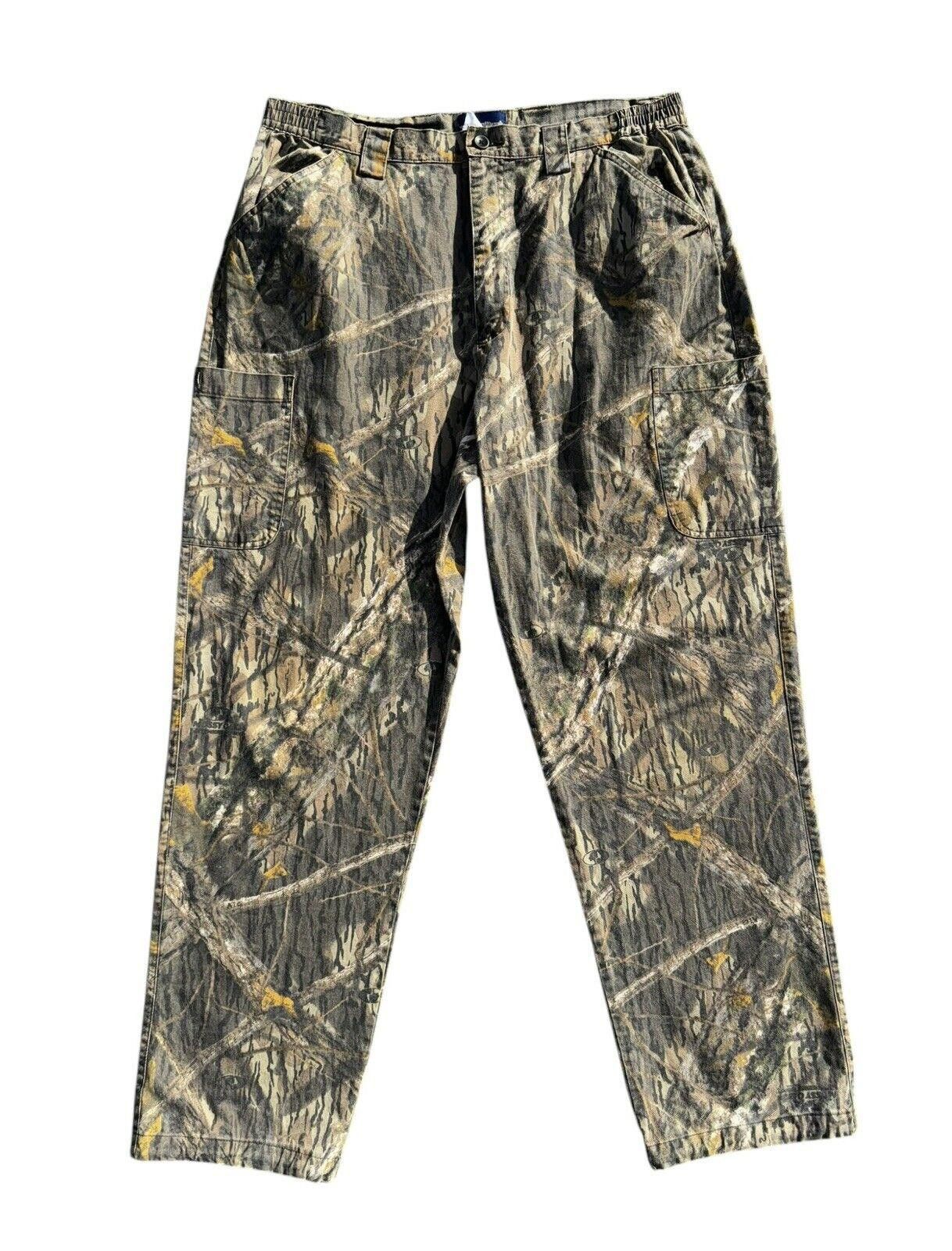 Designer Vintage Shadow Tree Camo Camoflauge Pants Sz L Size US 34 / EU 50 - 1 Thumbnail