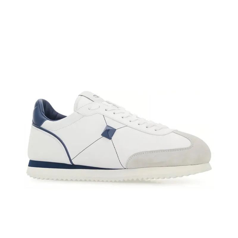 Valentino o1y0525 Low-Top Sneakers in White/Midnight Blue Size US 6 / EU 39 - 3 Thumbnail