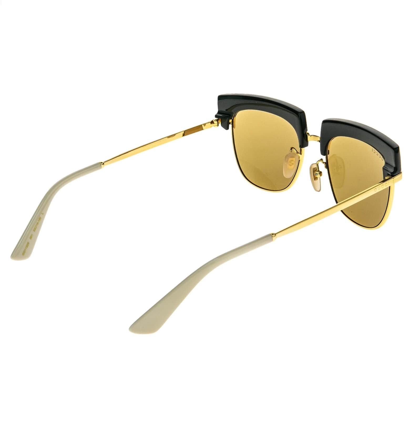 Gucci GUCCI SUPREME 1132 Gold Gg1132S 001 Retro Rim Sunglasses Size ONE SIZE - 7 Thumbnail
