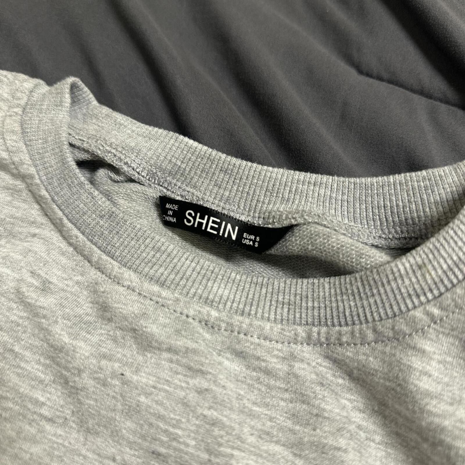 Shein Light grey long sleeve crop top Size S / US 4 / IT 40 - 3 Thumbnail