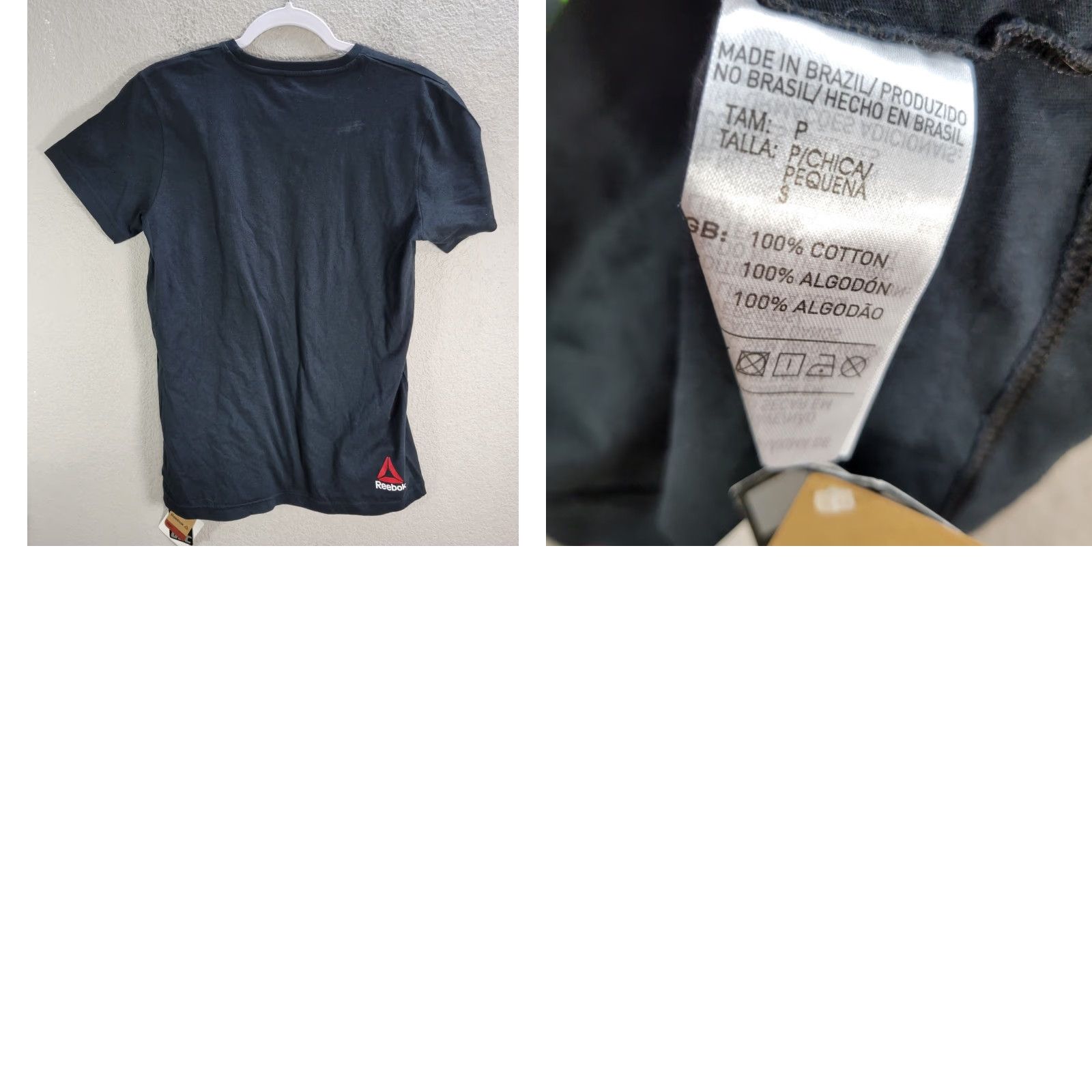 Reebok Reebok Women's T-shirt Black Short Sleeve Cotton Graphic Print Sz S Vai Cavalo Werdum UFC Size S / US 4 / IT 40 - 8 Thumbnail