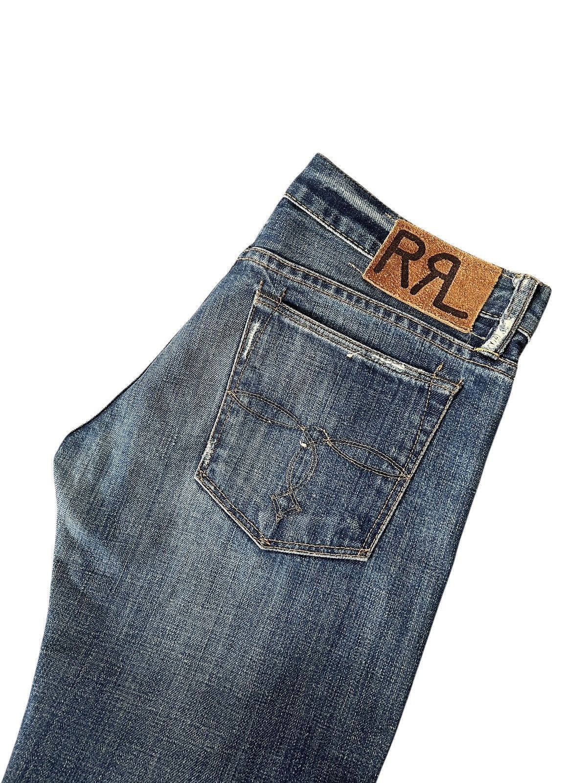 RRL Ralph Lauren Vintage RRL Slim Fit Light Bootcut Jeans Size 32" / US 10 / IT 46 - 13 Thumbnail