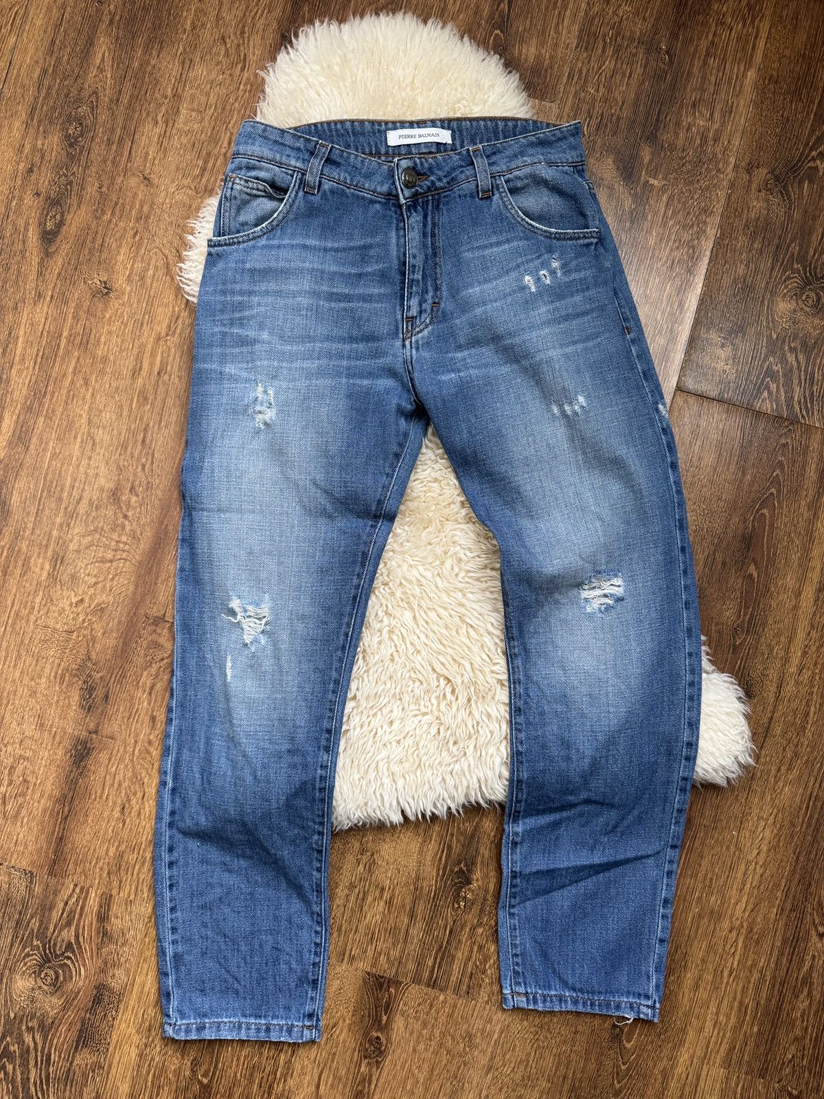 Pierre Balmain Pierre Balmain blue denim jeans Size 25" / US 0 / IT 36 - 1 Thumbnail