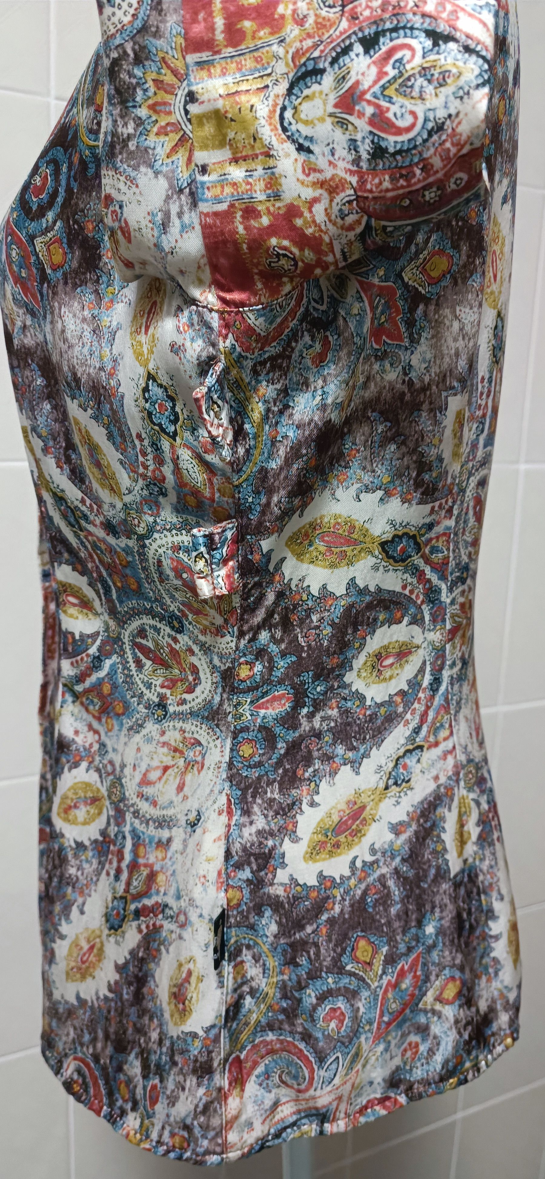 Jean Paul Gaultier Multicolor satin fabric shirt Size L / US 10 / IT 46 - 14 Thumbnail