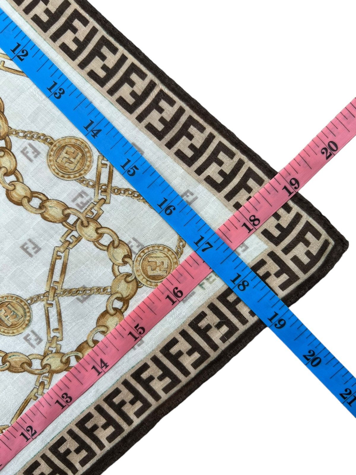 Fendi Fendi Handkerchief Neckerchief Bandana Pocketsquare Size ONE SIZE - 5 Thumbnail