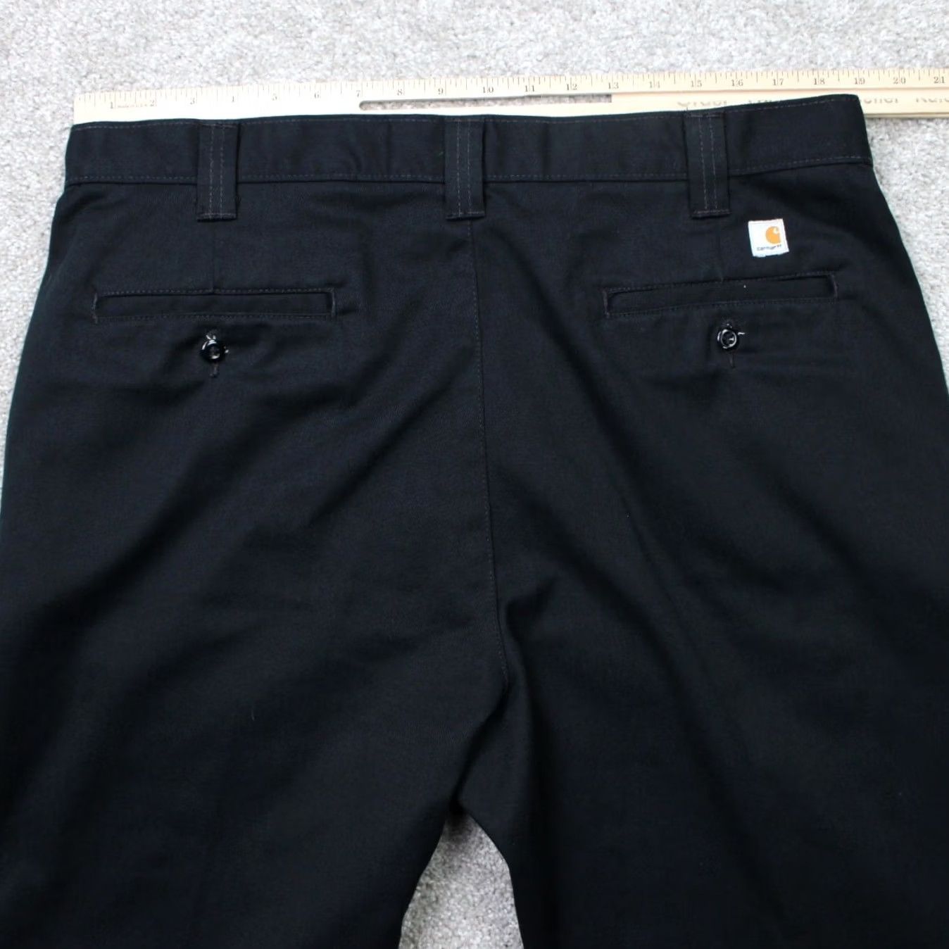 Carhartt Carhartt Pants Mens 38x36 Black Twill Polyester/Cotton Work B290 Size US 38 / EU 54 - 6 Thumbnail