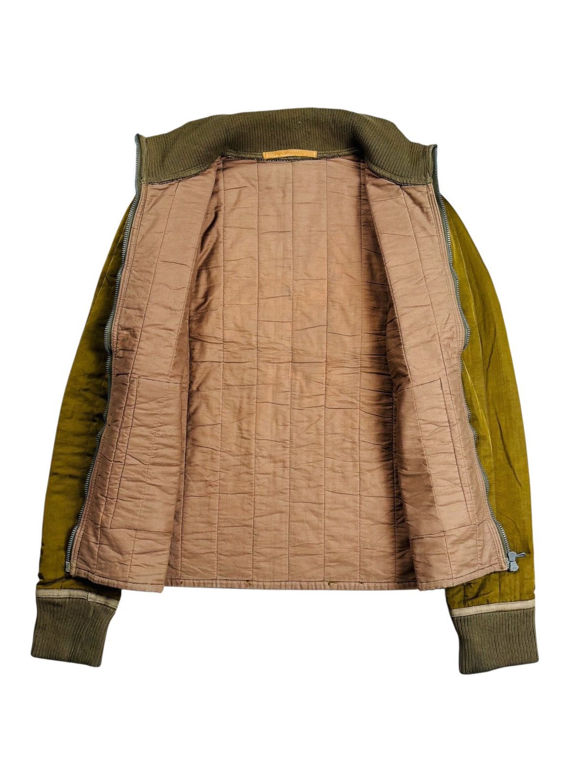 Shellac 2000s Rip Van Winkle - Riri Zips Quilted Jacket Size US M / EU 48-50 / 2 - 3 Thumbnail