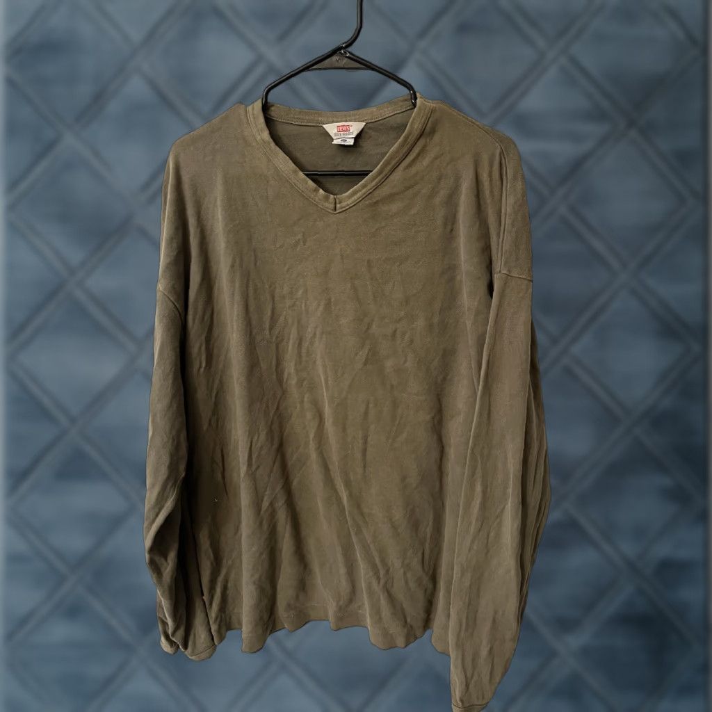 Levi's VINTAGE Levi's Sweater Crew Neck Men XL Brown USA Pullover Knit 2000s Size US XL / EU 56 / 4 - 1 Thumbnail