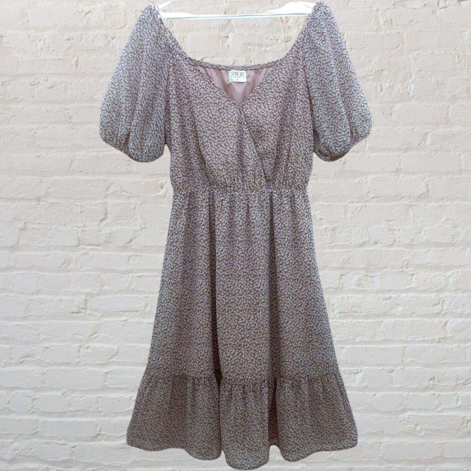 Other Boho Floral Tiered Midi Dress - Size M Size M / US 6-8 / IT 42-44 - 2 Thumbnail