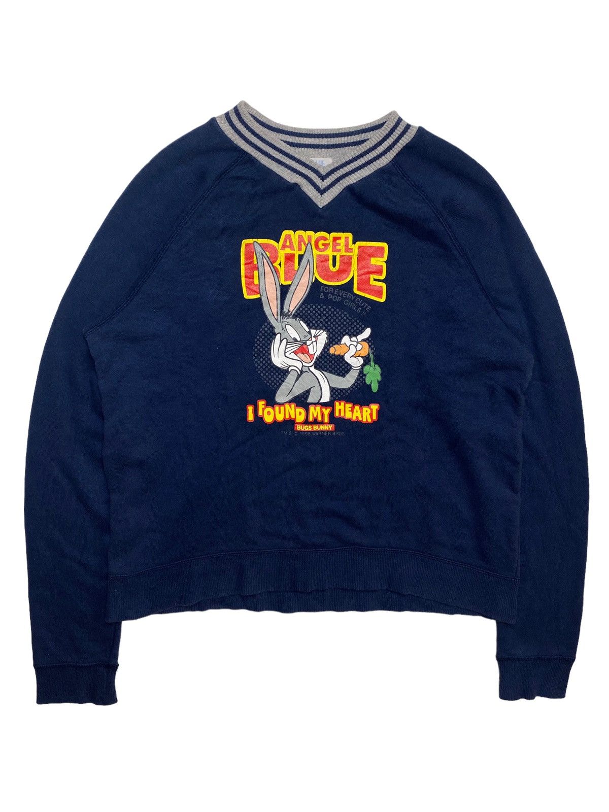 Angel Blue 1998 Angel Blue x Warner Bross - Buggs Bunny V Sweatshirt Size US M / EU 48-50 / 2 - 1 Thumbnail