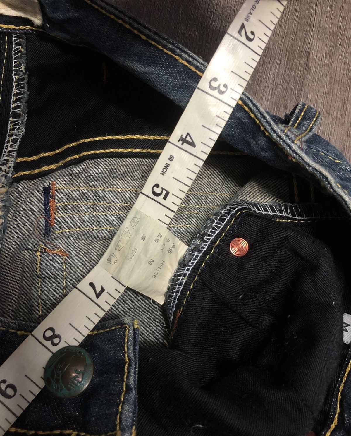 Japanese Brand × REEF Vintage Reef Flare Distressed Jeans (unisex) Size 29" - 15 Thumbnail