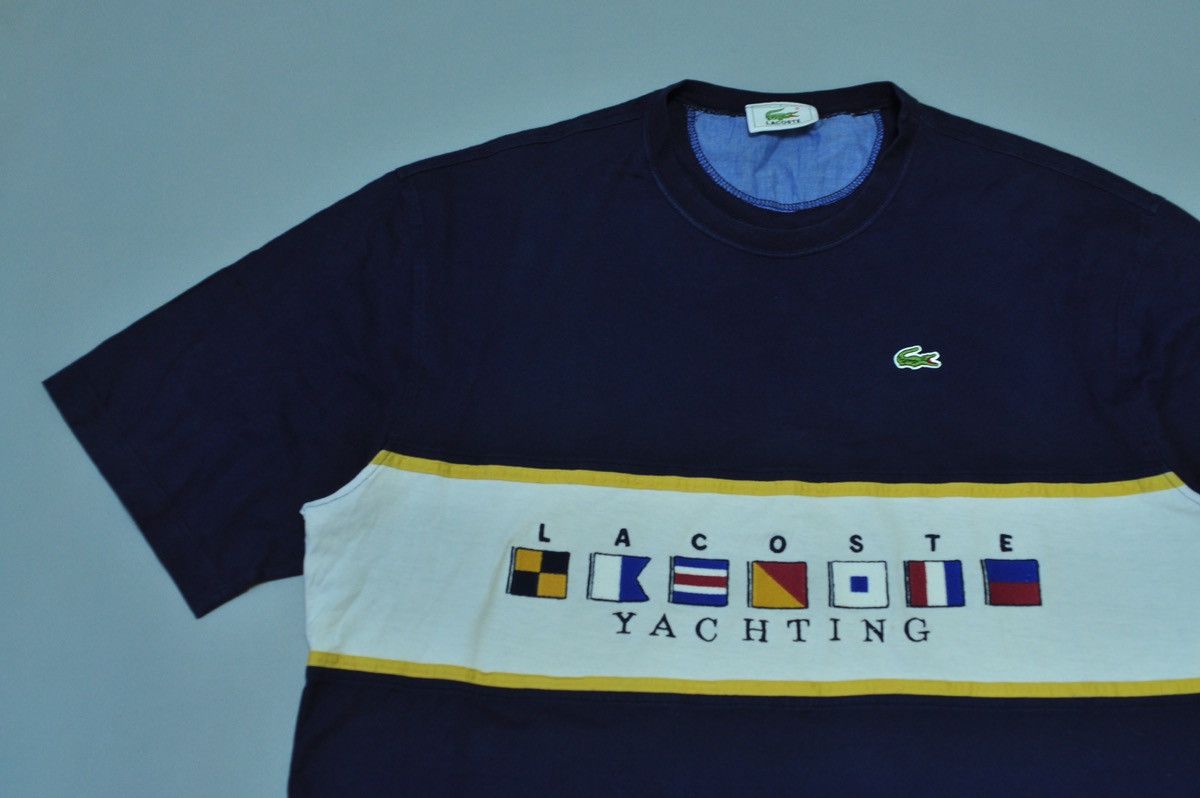 Lacoste Vintage Lacoste Yachting t-shirt rare y2k Size US XXL / EU 58 / 5 - 3 Thumbnail