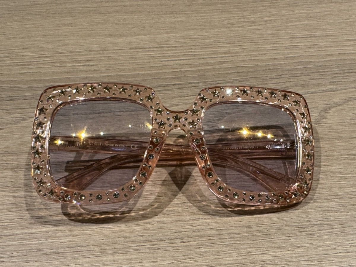 Gucci Gucci runway Pink Square Sunglasses Size ONE SIZE - 3 Thumbnail